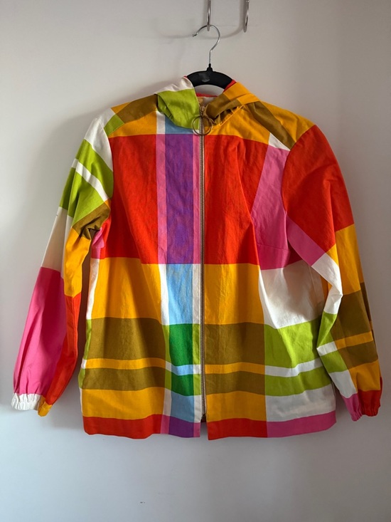 Bill Atkinson Glen of Michigan Jackets & Blazers - Vintage Bill Atkinson Glen of Michigan Zip-Up Hooded Jacket - Multicolor Plaid